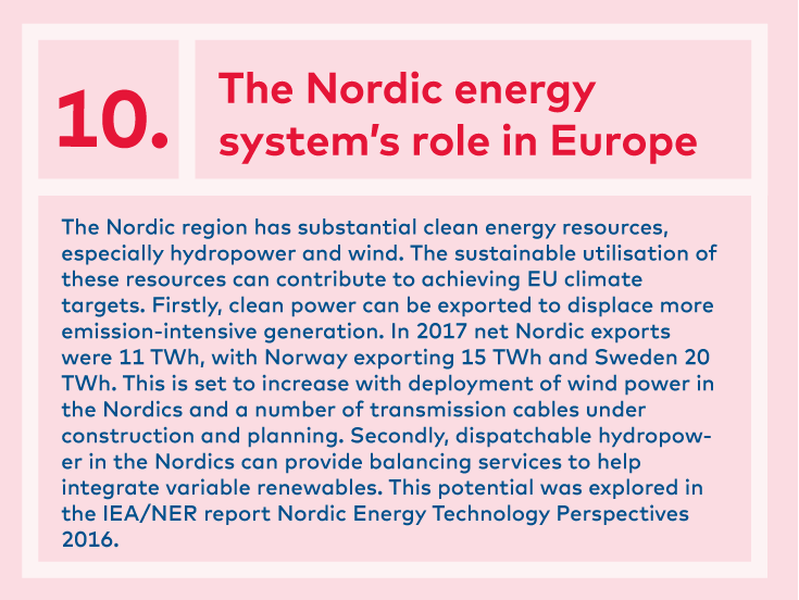 Indicators Nordic Energy Research