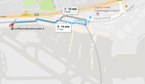 Map To Copenhagen Airport 300x174 